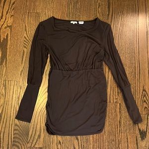 Elinotto brown long sleeve top